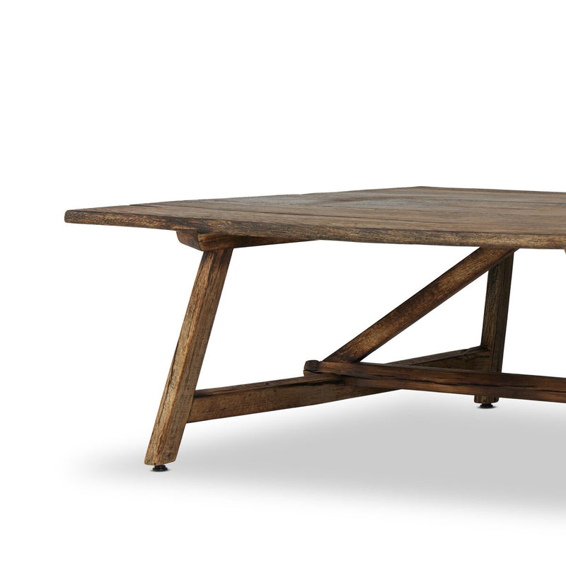 Elio Coffee Table Small - Burnt Bleached Oak