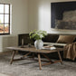 Elio Coffee Table Small - Burnt Bleached Oak