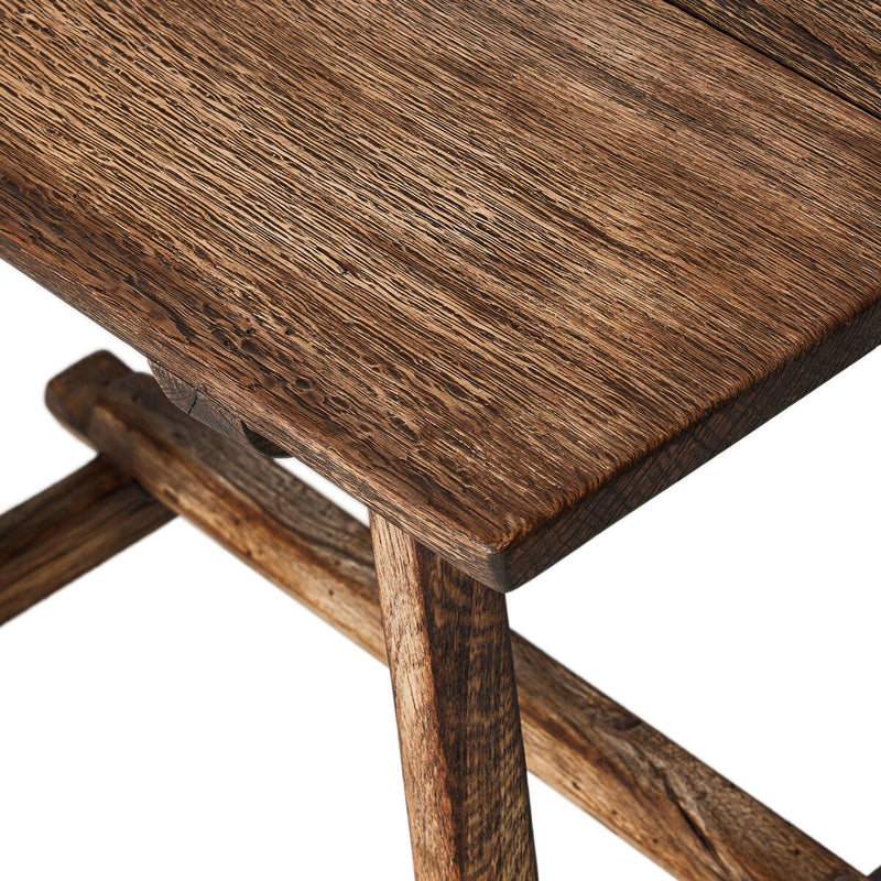 Elio End Table - Burnt Bleached Oak