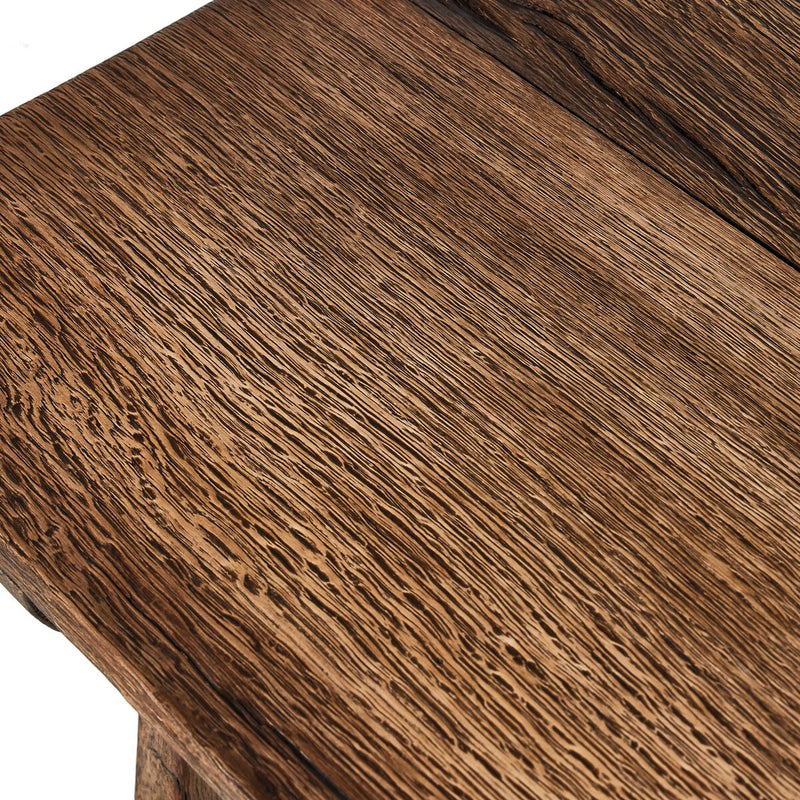 Elio End Table - Burnt Bleached Oak