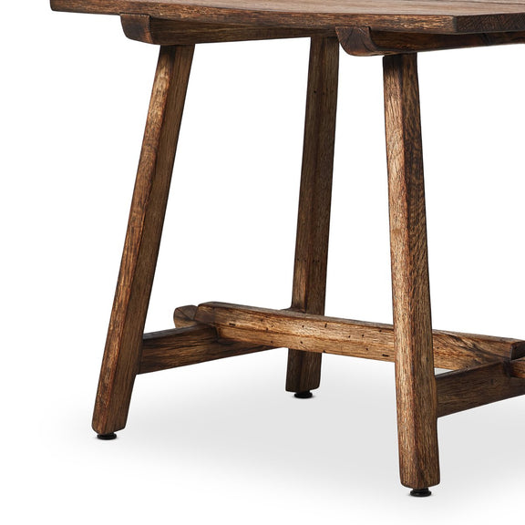 Elio End Table - Burnt Bleached Oak