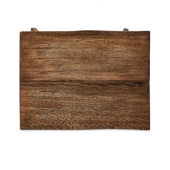 Elio End Table - Burnt Bleached Oak
