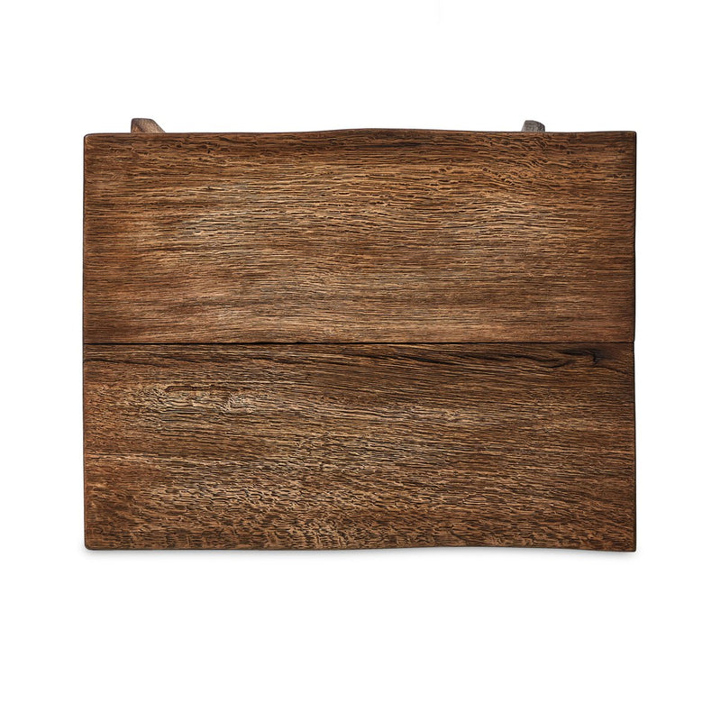 Elio End Table - Burnt Bleached Oak
