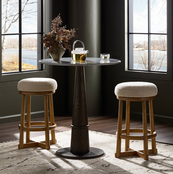 Staria Swivel Stool - Saxon Sand
