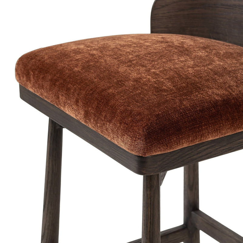 Cloris Swivel Bar + Counter Stool - Altair Sienna
