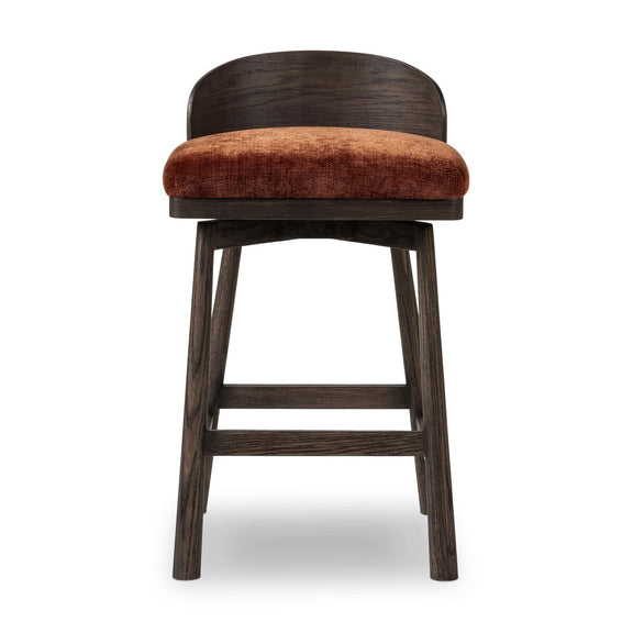 Cloris Swivel Bar + Counter Stool - Altair Sienna