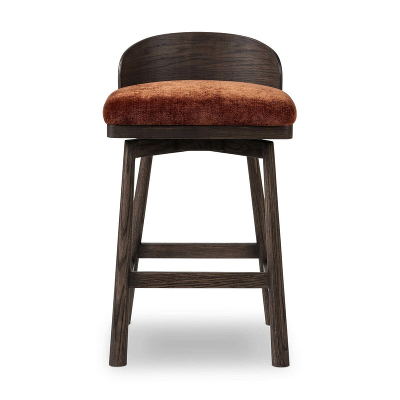 Cloris Swivel Bar + Counter Stool - Altair Sienna