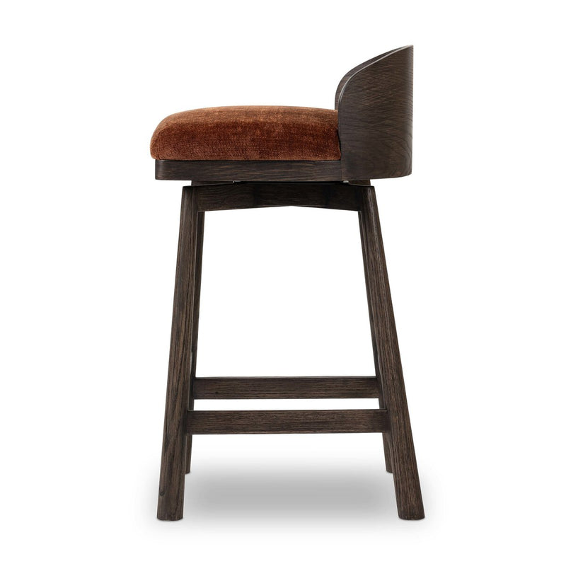Cloris Swivel Bar + Counter Stool - Altair Sienna