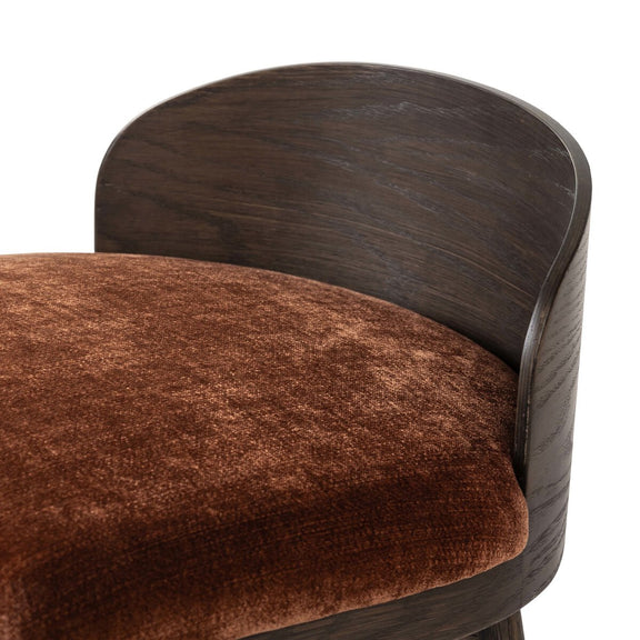 Cloris Swivel Bar + Counter Stool - Altair Sienna