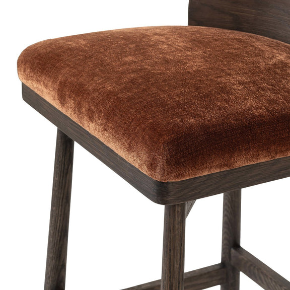 Cloris Swivel Bar + Counter Stool - Altair Sienna