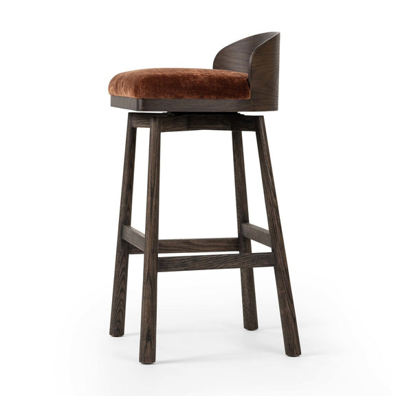 Cloris Swivel Bar + Counter Stool - Altair Sienna