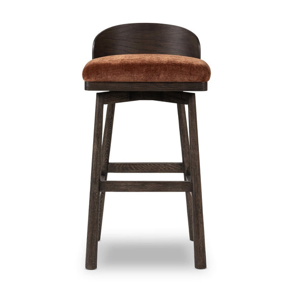 Cloris Swivel Bar + Counter Stool - Altair Sienna
