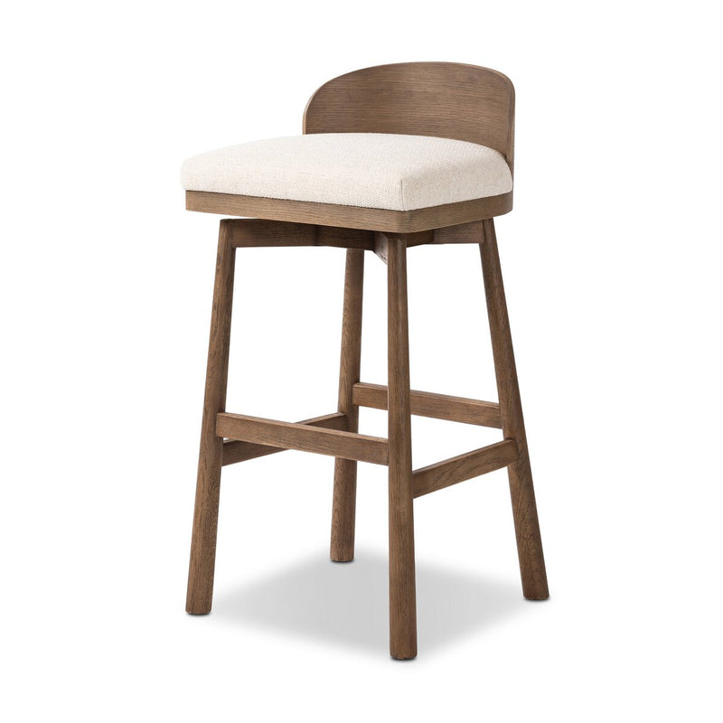 Cloris Swivel Bar + Counter Stool - Thames Cream