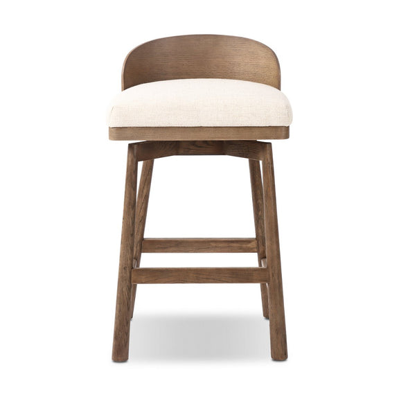 Cloris Swivel Bar + Counter Stool - Thames Cream
