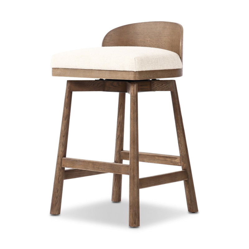 Cloris Swivel Bar + Counter Stool - Thames Cream