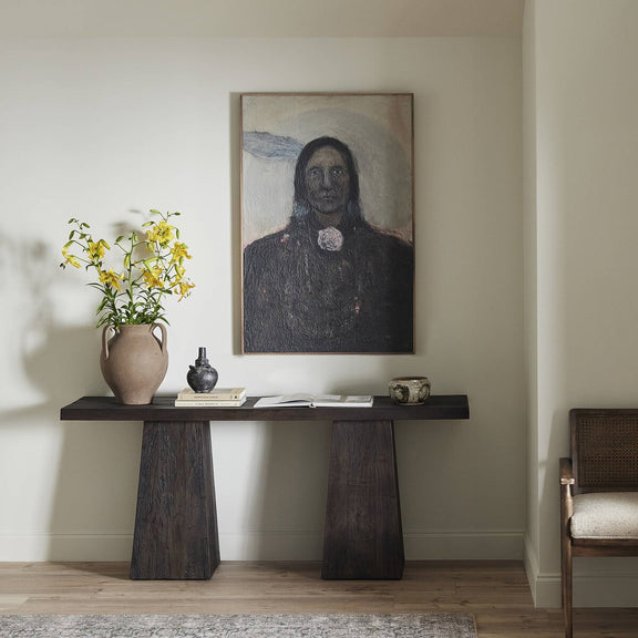 Atlas Console Table - Smoked Alder