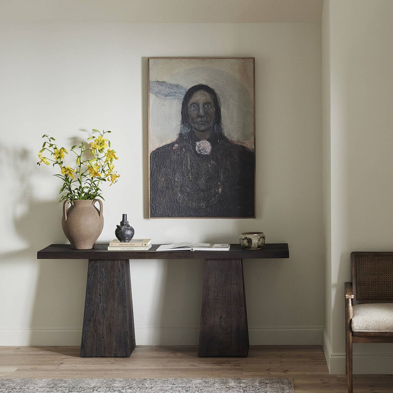 Atlas Console Table - Smoked Alder
