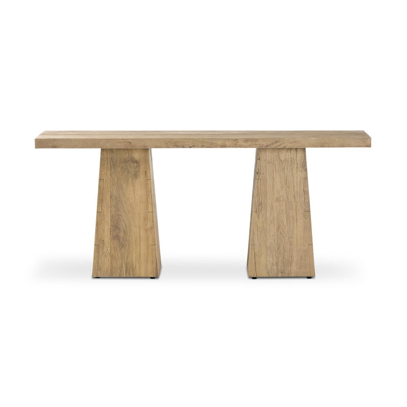 Atlas Console Table - Bleached Alder