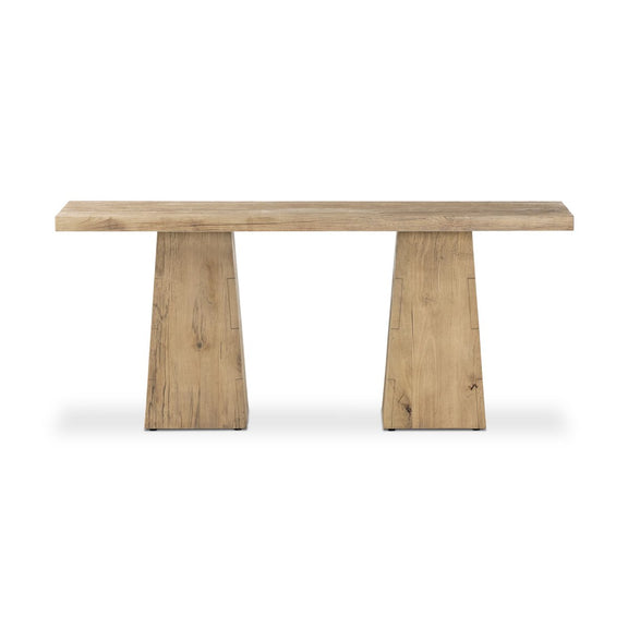 Atlas Console Table - Bleached Alder