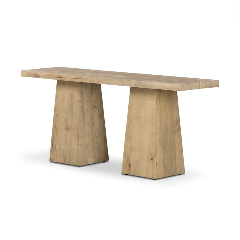 Atlas Console Table - Bleached Alder
