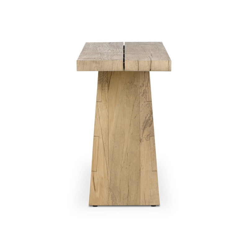 Atlas Console Table - Bleached Alder