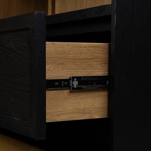 Millie Bookcase - Drifted Matte Black