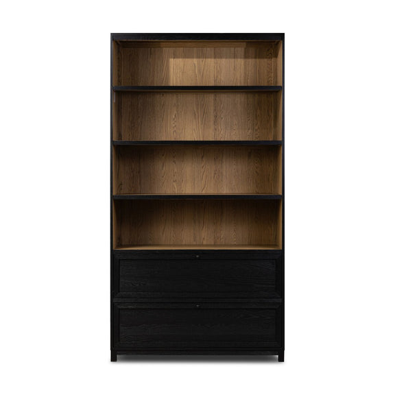 Millie Bookcase - Drifted Matte Black
