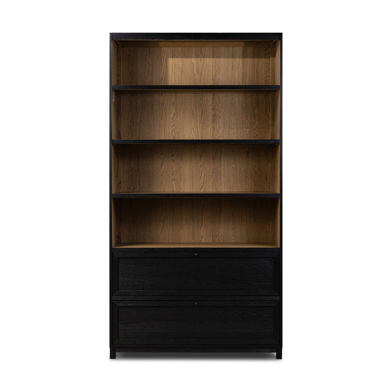 Millie Bookcase - Drifted Matte Black