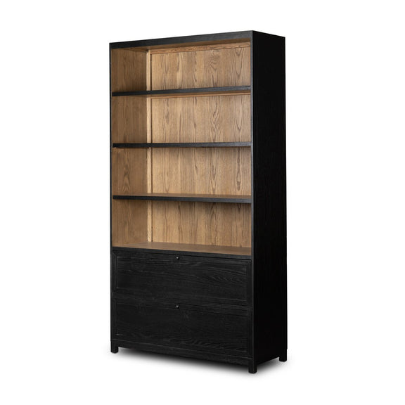 Millie Bookcase - Drifted Matte Black