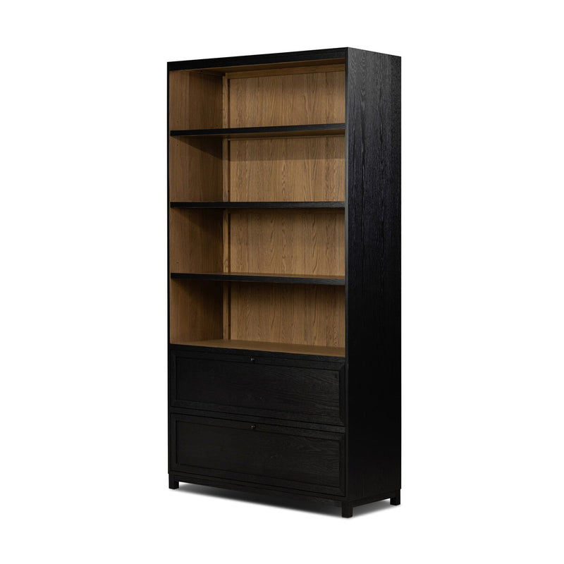 Millie Bookcase - Drifted Matte Black