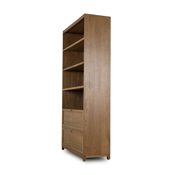 Millie Bookcase - Drifted Oak Solid