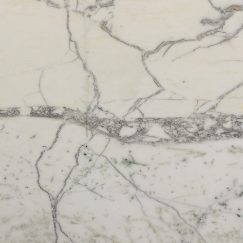 Balboa Outdoor Dining Table - Veined White Marble