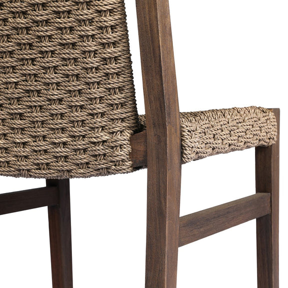 Cromwell Outdoor Dining Chair - Dark Textured Woven
