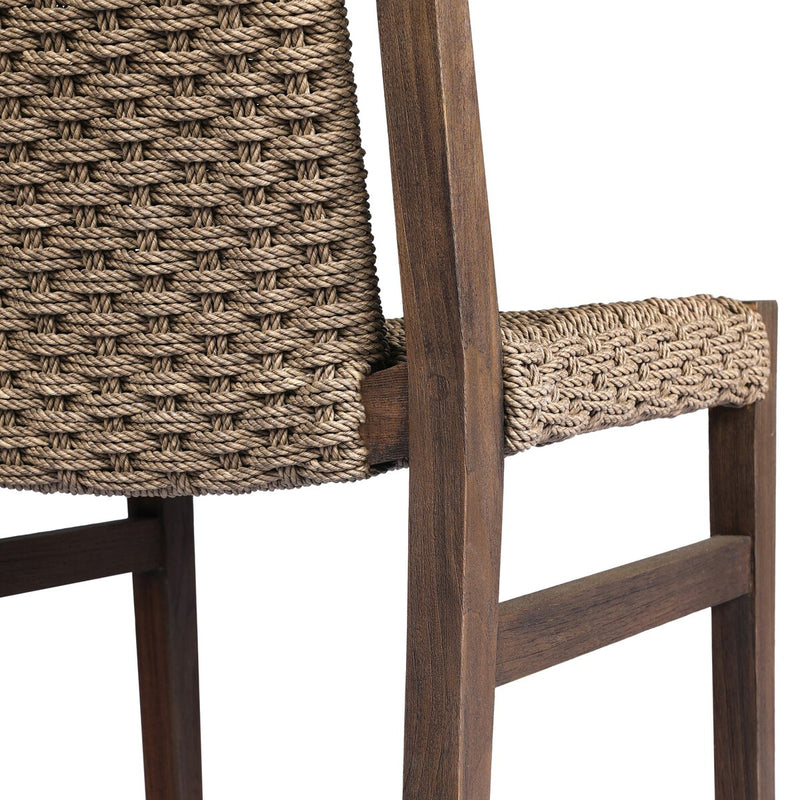 Cromwell Outdoor Dining Chair - Dark Textured Woven