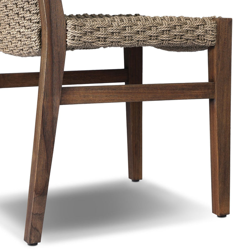 Cromwell Outdoor Dining Chair - Dark Textured Woven