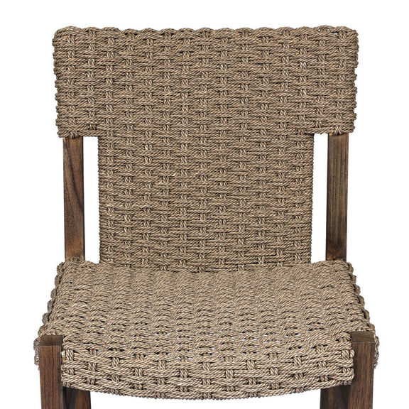 Cromwell Outdoor Dining Chair - Dark Textured Woven