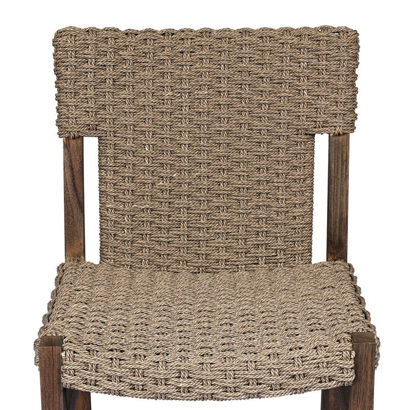 Cromwell Outdoor Dining Chair - Dark Textured Woven