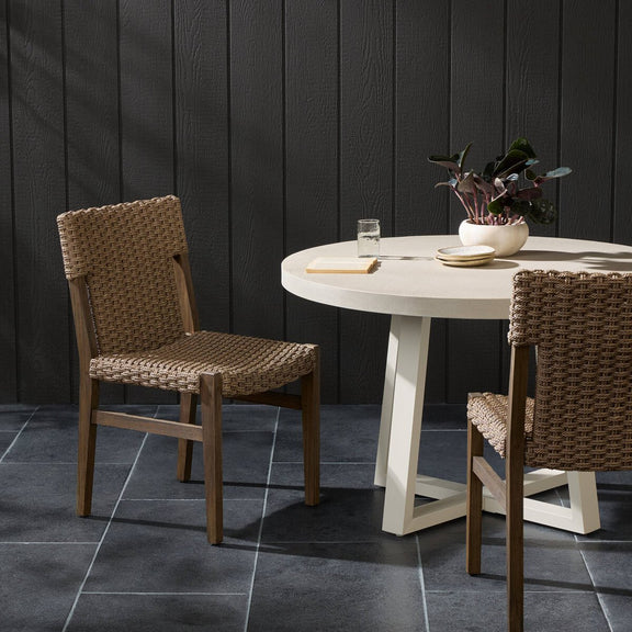 Cromwell Outdoor Dining Chair - Dark Textured Woven