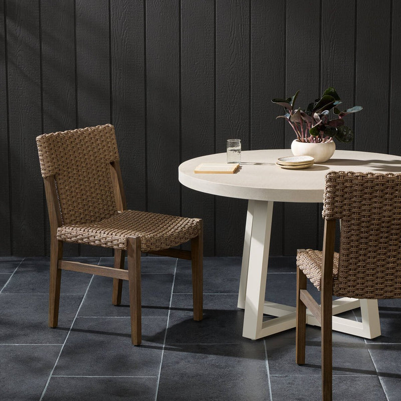 Cromwell Outdoor Dining Chair - Dark Textured Woven