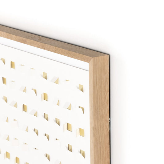 See Through Gold by FH Art Studio - White Oak