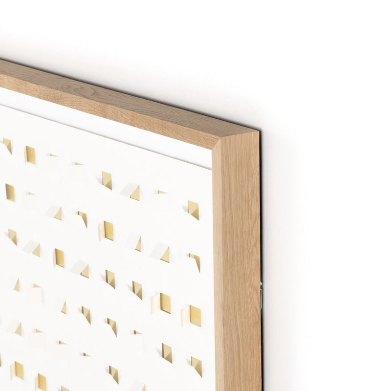 See Through Gold by FH Art Studio - White Oak
