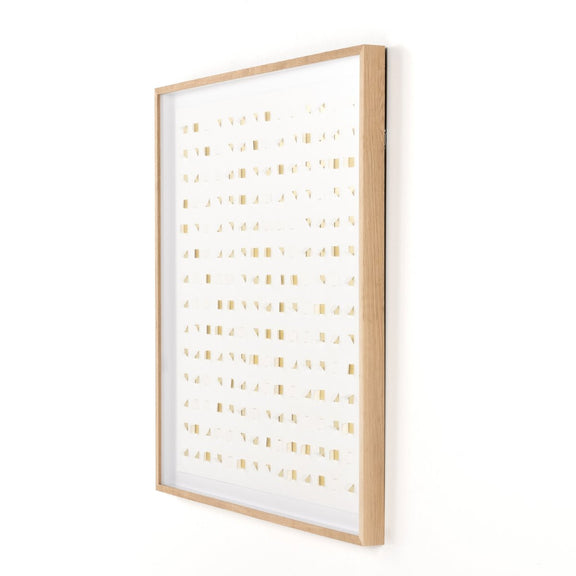 See Through Gold by FH Art Studio - White Oak