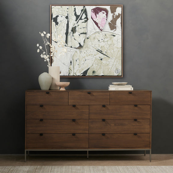 Nopales 41 by Douglas Galloway — Rustic Walnut Floater