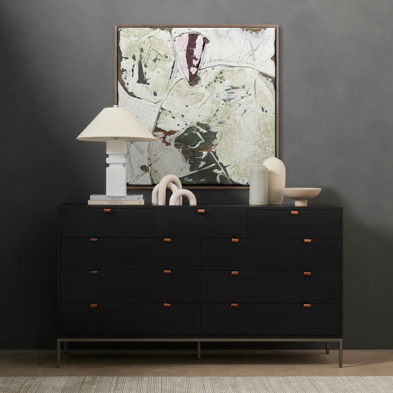 Nopales 45 by Douglas Galloway — Rustic Walnut Floater