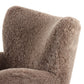 Amelie Chair - Taupe Shearling