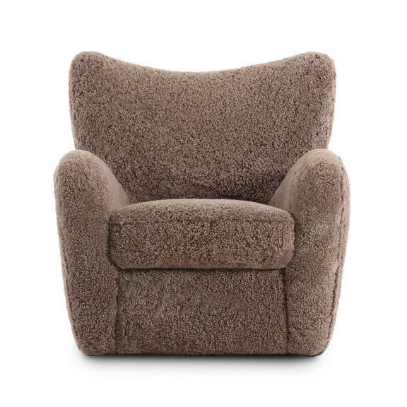 Amelie Chair - Taupe Shearling