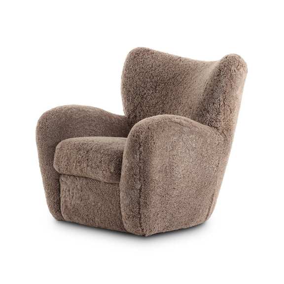 Amelie Chair - Taupe Shearling