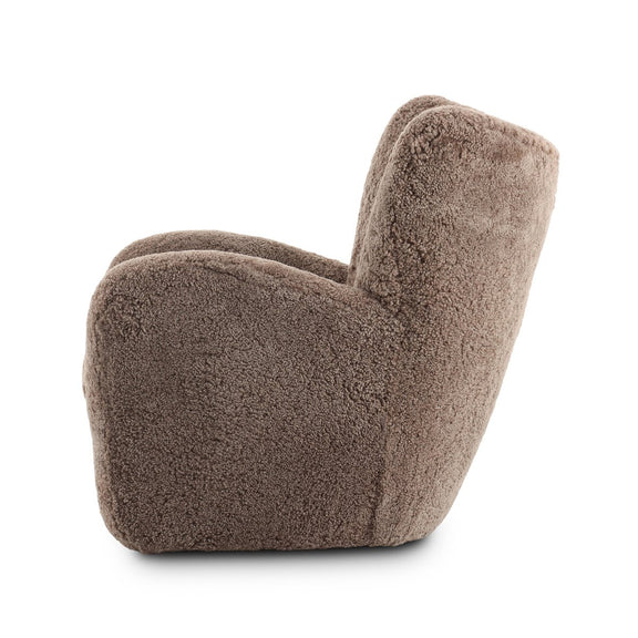 Amelie Chair - Taupe Shearling