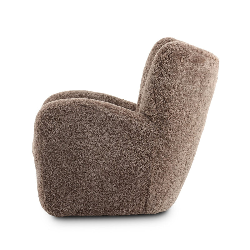Amelie Chair - Taupe Shearling