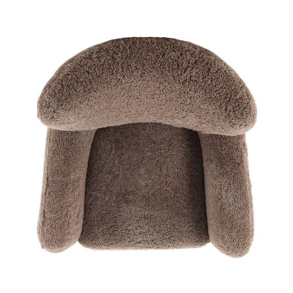 Amelie Chair - Taupe Shearling